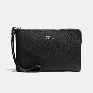COACH Corner Zip Wristlet